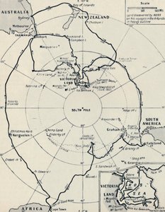 El viaje antártico de Ross en el Erebus y el Terror, 12 de noviembre de 1840 de Unbekannt