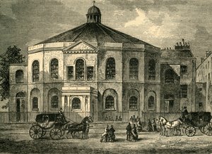 Capilla de Rowland Hill en 1814, c1878 de Unbekannt