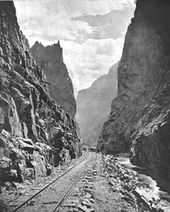 Garganta Real del Río Arkansas, Colorado, EE.UU., c. 1900 de Unbekannt