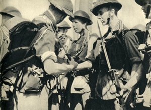 Royal Marines antes de la invasión de Sicilia, Segunda Guerra Mundial de Unbekannt