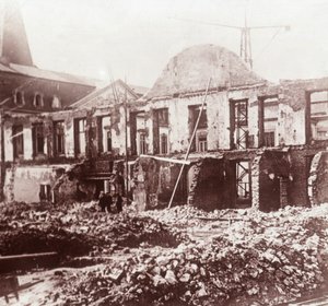 Ruinas, Lovaina, Bélgica, c1914-c1918 de Unbekannt