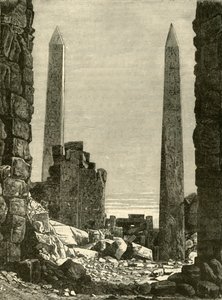 Ruinas en Karnak, 1890 de Unbekannt