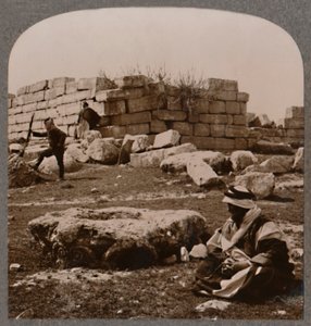 Ruinas cerca de Machaerus, c. 1900 de Unbekannt
