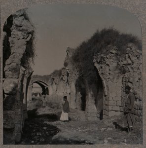 Ruinas de la Iglesia de los Cruzados, Ramleh, c. 1900 de Unbekannt