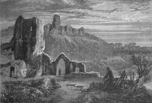 Ruinas del Castillo de Hastings, c1880
