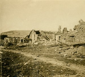 Ruinas de Les Éparges, norte de Francia de Unbekannt