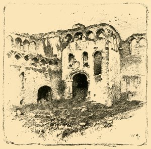 Ruinas del Palacio del Obispo, 1898