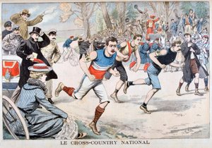 Carrera, El Cross Country Nacional, París, 1903 de Unbekannt