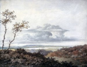 Paisaje rural y estudio de nubes por Luke Howard, marzo de 1849 de Unbekannt