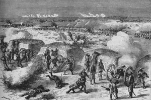 Ataque ruso a un reducto turco, 1902