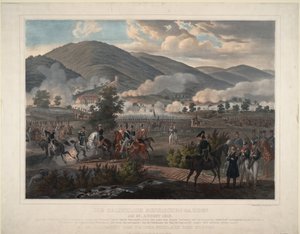 Regimiento de la Guardia de Vida Rusa en la Batalla de Kulm el 29 de agosto de 1813 de Unbekannt