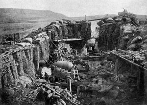 Reducto ruso, Sebastopol, Guerra de Crimea, 1855