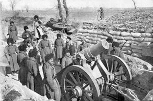 Batería de obuses rusos de seis pulgadas, Guerra Ruso-Japonesa, 1904-5 de Unbekannt