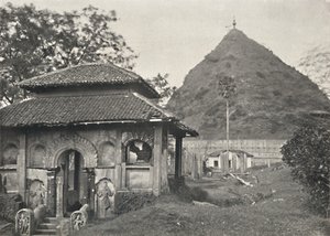 Ruwanwali Dagoba en Anuradhapura. Lado este de Unbekannt