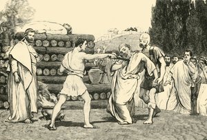 Sacrificio de Scaevola, 1890 de Unbekannt