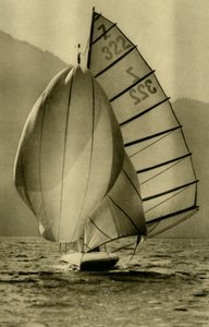 Navegando en el Attersee, Alta Austria, c1935 de Unbekannt