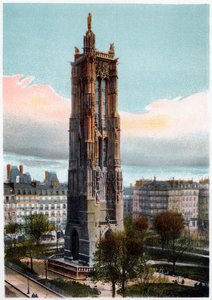 Torre Saint-Jacques, París, c1900