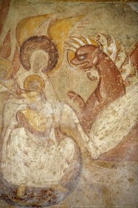 Abadía de Saint-Savin, pintura: Apocalipsis, Saint-Savin-sur-Gartempe, Francia de Unbekannt