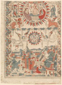 San Buenaventura llegando y predicando en Lyon, 1480-1490