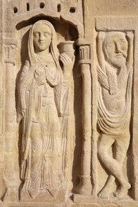 Basílica de San Denis. Portal central. La virgen sabia, Saint-Denis, Francia de Unbekannt