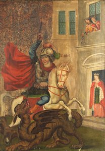 San Jorge y el Dragón de Unbekannt