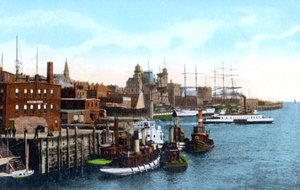 Puerto de Saint John, Saint John, New Brunswick, Canadá, c. 1900s de Unbekannt