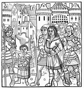 San Luis y sus hermanos tomados prisioneros durante la Séptima Cruzada, 1250 1522