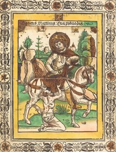 San Martín y el mendigo de Unbekannt