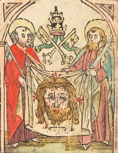San Pedro y San Pablo con el Sudario, en o después de 1475 de Unbekannt