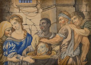 Salomé con la cabeza de Juan el Bautista de Unbekannt