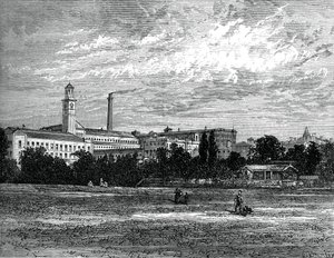 Fábricas de Saltaire, c. 1880