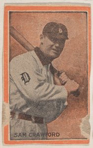 Sam Crawford, de la serie de jugadores de béisbol W500 Orange Borders, 1910 de Unbekannt
