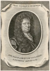 Samuel Pepys, secretario inglés de la Junta de la Marina y diarista, 1666