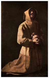 Santidad: San Francisco en meditación, 1635-1639 1956 de Unbekannt