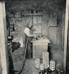 Arenado de ruedas dentadas, c1917