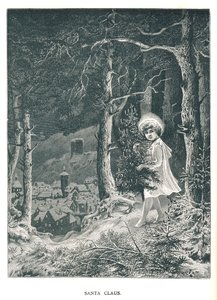 Santa Claus. Ilustración de The Strand Magazine enero-junio 1891 de Unbekannt