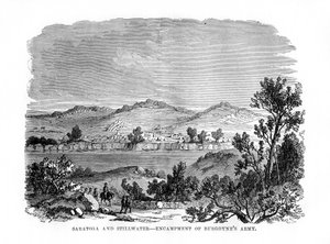 Saratoga y Stillwater, campamentos del ejército de Burgoyne, 1777, 1872 de Unbekannt