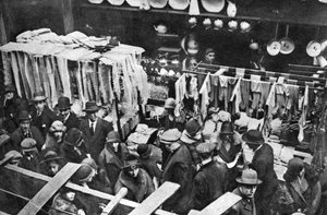 Sábado en el mercado de Berwick Street, Soho, Londres, 1926-1927 de Unbekannt