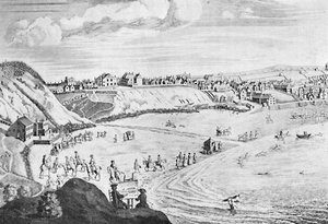 Arenas de Scarborough en 1735, c1735, 1904