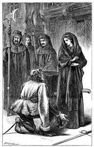 Escena de Ricardo III de Shakespeare, 1591 c1870 de Unbekannt