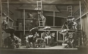 Escena de La Bruja de Abraham Goldfaden, Teatro Estatal Judío de Cámara, Moscú, 1921 de Unbekannt