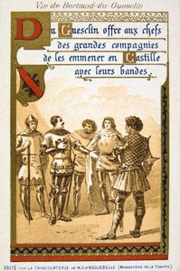 Escena de la vida de Bertrand du Guesclin, siglo XIX de Unbekannt
