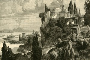 Paisaje en el Cabo Misenum, cerca de Balae, 1890