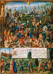 Escenas de la Séptima Cruzada, 1248-1254, siglo XV