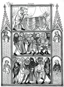 Escenas de la historia de Fauvel, siglo XV, 1870 de Unbekannt