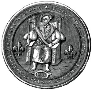 Sello del Rey de la Basoche, siglo XVI 1870