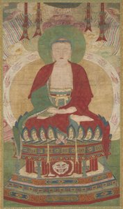 Amitabha Sentado, finales de 1500-principios de 1600 de Unbekannt