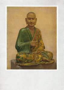 Figura sentada de un Lohan - Dinastía Tang, c7th a 10th siglo AD, 1936