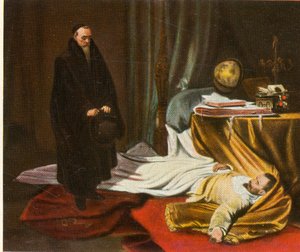 Seni con el cuerpo de Wallenstein, 26 de febrero de 1634