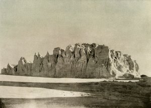 Borde dentado del glaciar al sur del Cabo Borne, Isla Ross, c1908, 1909 de Unbekannt